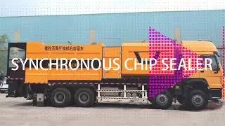 SINOROADER Road Maintenance Equipment | Slurry paver | Synchronous Chip Sealer