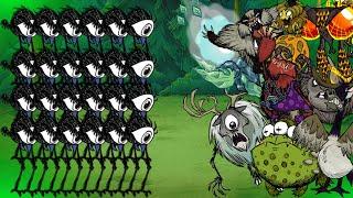 200 Высоких Птиц VS Все Боссы Игры Dont Starve Together!