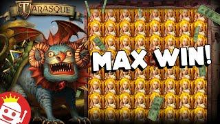  HUGE 20,000x MAX WIN HIT ON NEW TARASQUE SLOT!