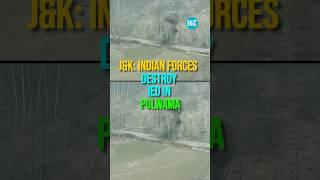 J&K: Indian Forces Destroy IED In Pulwama | Watch