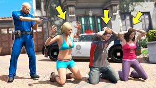 СЕМЬЮ МАЙКЛА АРЕСТОВАЛИ! Сможем ли мы ИХ СПАСТИ? ► GTA 5