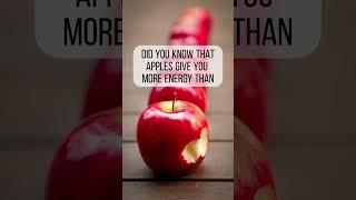 APPLES GIVE YOU MORE ENERGY THAN COFFEE