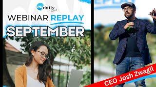 September Webinar | MyDailyChoice CEO Exciting Promotions Global Events & New Marketplace Partners!