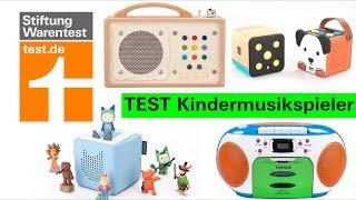 Test Kindermusikspieler: Was Toniebox + Hörbert können & welche Player im Test mangelhaft sind