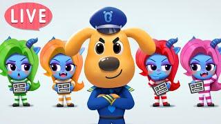 LIVE | Antels' Rescue Mission | Police Cartoon | Kids Videos for Kids | Sheriff Labrador