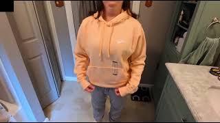 Nike 826433-010 Men/women Peach Pull-Over Hoodie