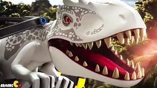 LEGO Jurassic World T-Rex Tracker Indominus Rex Breakout Whole Set Toy Unboxing!