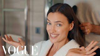 Irina Shayk Gets Ready for Milan Fashion Week | Vogue India