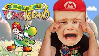 Ren cries like a baby in SUPER MARIO WORLD 2: YOSHI'S ISLAND - LIVE! (First Playthrough) Session 5