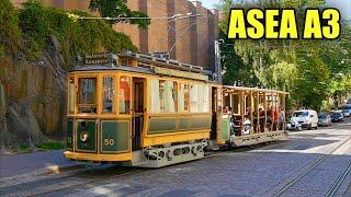 105-year-old Tram in Helsinki 2014 Finland 