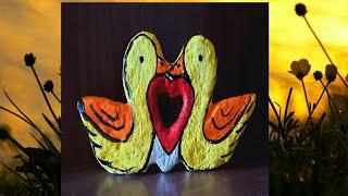 Paper clay craft/Home decor/Valentines day gift  in home made