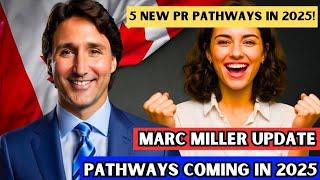  Good News! Top 5 Exciting New Canada PR Pathways Coming In 2025 | Marc Miller Update | IRCC News