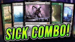 STORMING TO THE (DARK) DEPTHS! Marit Lage + Necrodomiance Combo — MTG Legacy | Magic: The Gathering