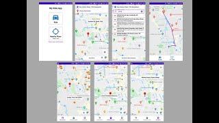 My Ride App Overview | Google Map in Kotlin | Google map api