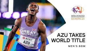 Azu storms to 60m world indoor title  | World Indoor Championships Nanjing 25