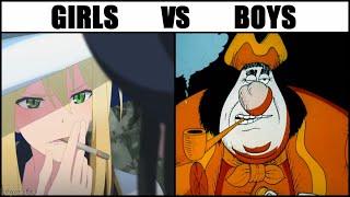 Girls smoking vs Boys smoking (John Silver)