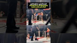 RATE THE KICK  Kerala's Jishnu secured a win over Assam's Ankan Gogoi at BFC in Koduvally .