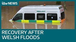 Storm Dennis: Recovery operation in Wales after major floods | ITV News