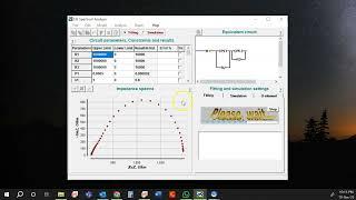 How to fit #impedance spectrum using #EIS spectra analyzer free software