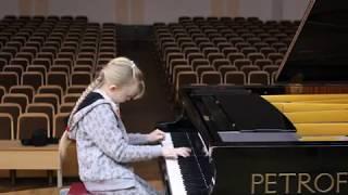 Скоринова Маша. И. С. Бах ХТК 1 том прелюдия и фуга B dur