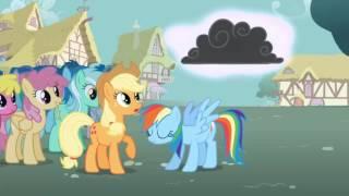 Trixie makes Rainbow Dash cry.