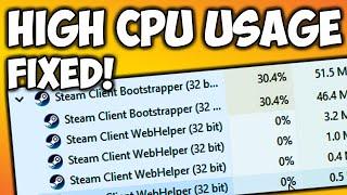 FIX: Steam Client WebHelper High CPU Usage 2021