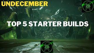 Undecember Top 5 Starter Builds NA Global