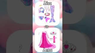 Lisa Vs Lena Comparison #shorts #lisa #lena #lisaedit #lisaorlena #lisaandlena