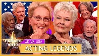 Acting Legends on The Graham Norton Show | UK vs USA