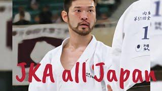 JKA All Japan 49. Ryosuke Shimizu kumite shiai