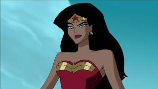 Wonder Woman (DCAU) Powers and Fight Scenes - Justice League Season 2