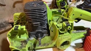 Video answer to Indeewoods-Poulan clamshells, Poulan 3400/3700 series, Huskie 340-345-350