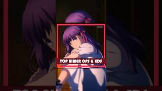 Top 10 Aimer Anime Openings & Endings #anime #topanime #fatestaynight