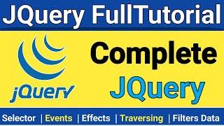 Complete jQuery course in hindi | jQuery full tutorial in one video | Advance Jquery hindi#Technonir