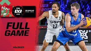 United States  vs Israel  | Men Final | Full Game | FIBA 3x3 U23 World Cup 2023 | 3x3 Basketball