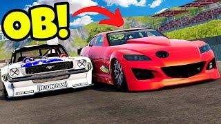 I Trolled OB During a Drag Race in BeamNG Drive Mods!