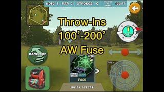 Throw-Ins, 100’-200’, AW Fuse : Disc Golf Valley