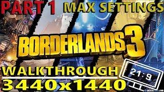 Borderlands 3 - Walkthrough Amara Part 1 - RTX 2080 ti - Ultrawide - No Commentary