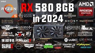 RX 580 8GB Test in 40 Games in 2024