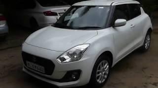 New Swift White Colour Audio Player Changing Seat Cover Adding Reverse camera and Horn