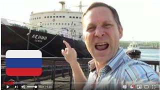   The Massive LENIN:  World's First Nuclear Icebreaker  {Murmansk World's Largest Arctic City}