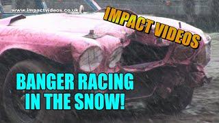 Banger Racing In The Snow Impact Videos