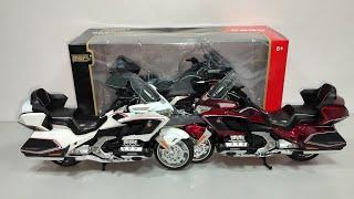 HONDA Gold Wing GL1800 металло-пластиковая модель мотоцикла 1:11 со звуком и светом