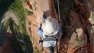 Straight Down Camera: Angels Landing, Zion National Park