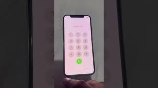 Unlock iPhone XS ,Xr , X passcode #shorts #short