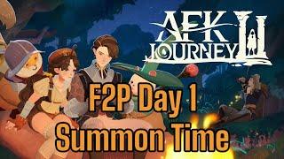 F2P Day 1 Summon Time - AFK Journey