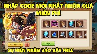Nhập 20 Code Huyền Thoại Hải Tặc Mới Nhất 2025 | Nhận Giftcode Sự Kiện Nhận Quà Vip Tháng 6 Nè