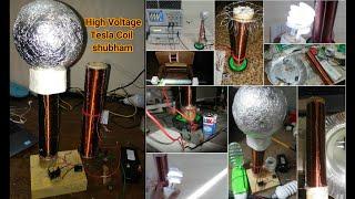 Short Range Wireless Power Transmission | Tesla Coil | Shubham | NITG | Ss Tech Lab