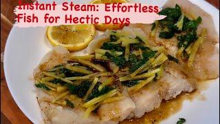 Busy Day Boost: Quick and Healthy Steam Fish Dish! #shortvideo #fish #food #healthy