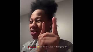 Q50Wlil50 Sister Jada On Instagram Live Dissing his opp lilkso